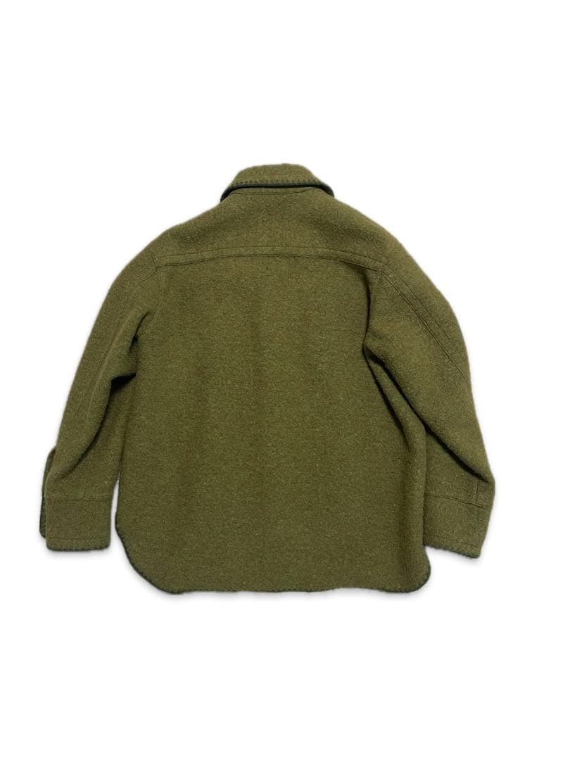CABaNウールフリースシャツブルゾン