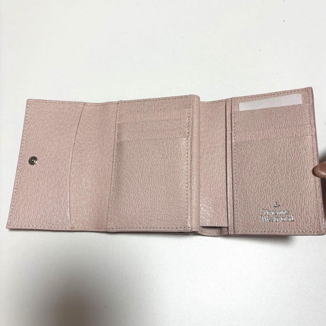 Vivienne Westwood ヴィヴィアン がま口三つ折財布 ピンク