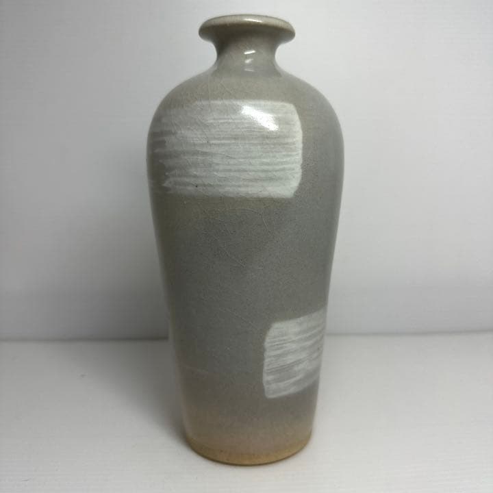 赤膚焼 大塩正義作（八代目正人）花瓶 一輪生