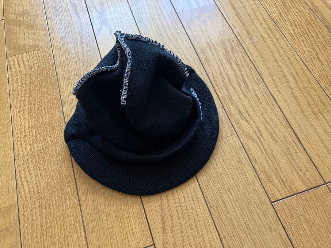帽子 Lidairpeaks Peak stitch beanie Black