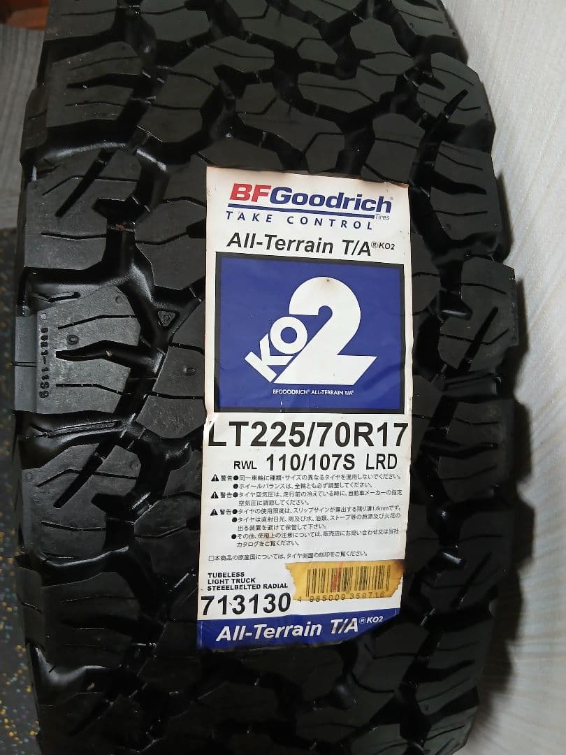 未使用品 BFグッドリッチ 225/70R17 　1本　2020年