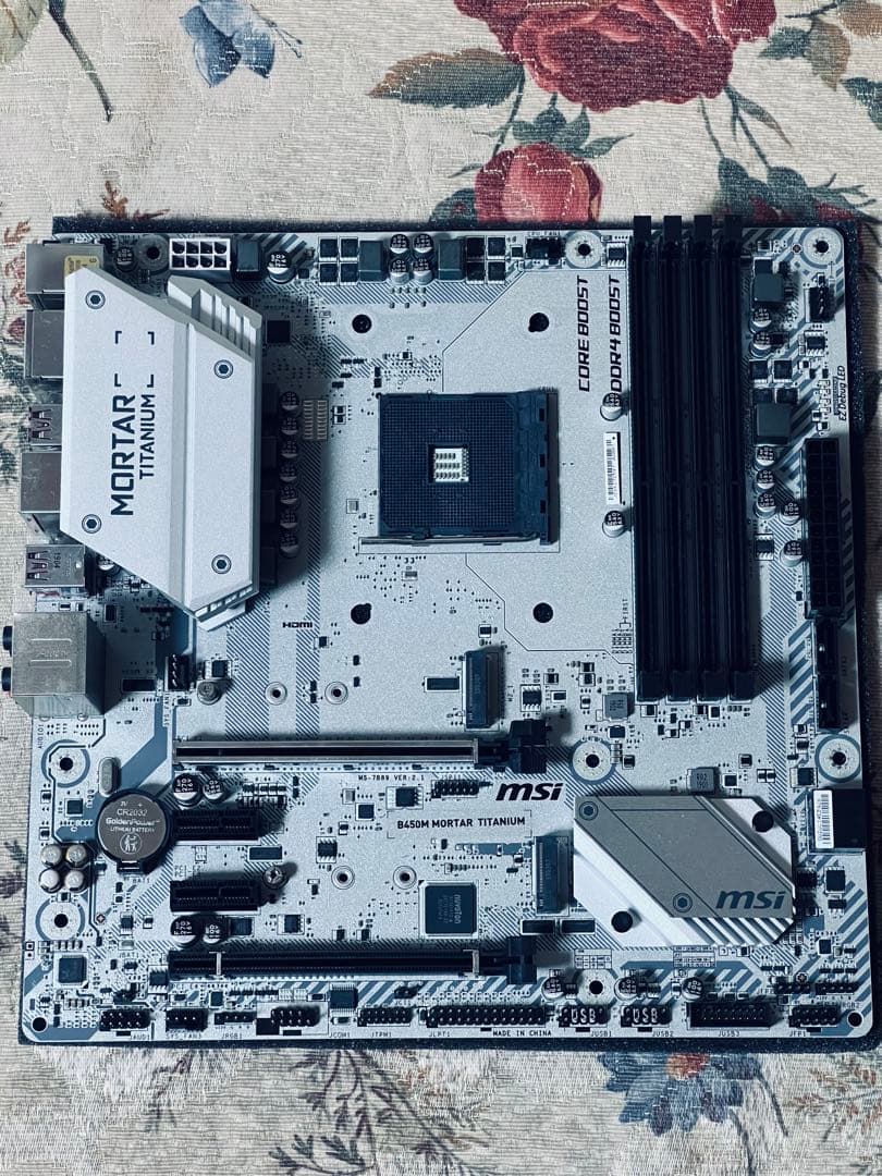 マザーボード MSI B450M MORTAR TITANIUM