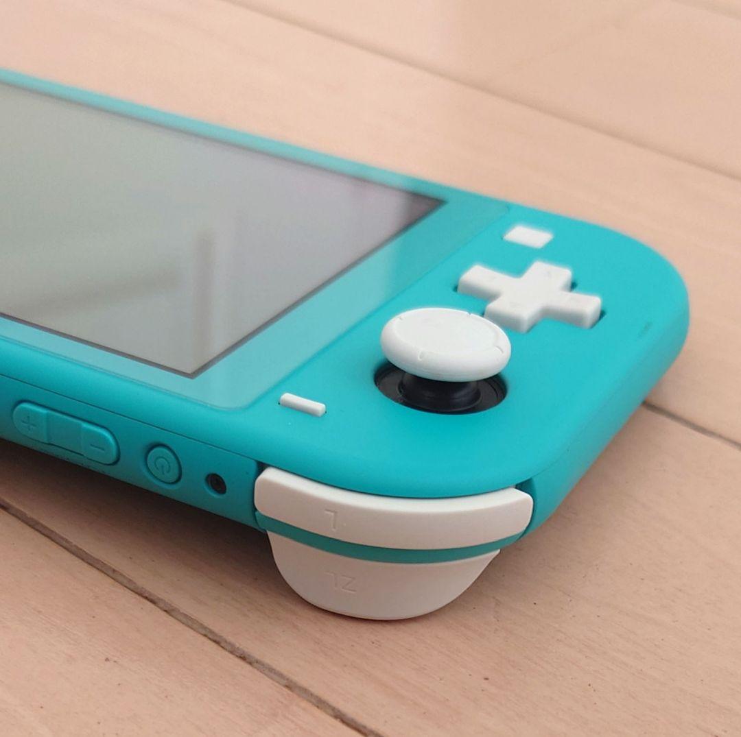 Nintendo Switch Lite ターコイズ 本体とケース付き充電器なし