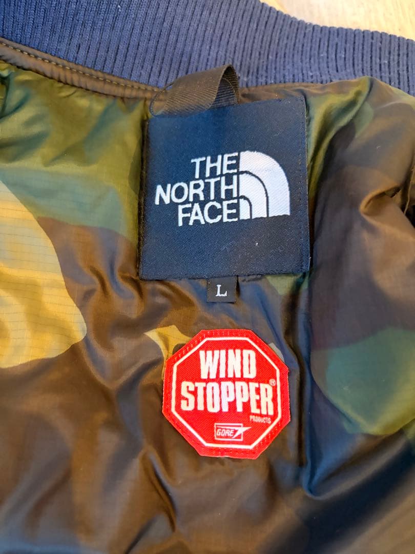 The North Face MA-1ジャケット ネイビー　Lサイズ