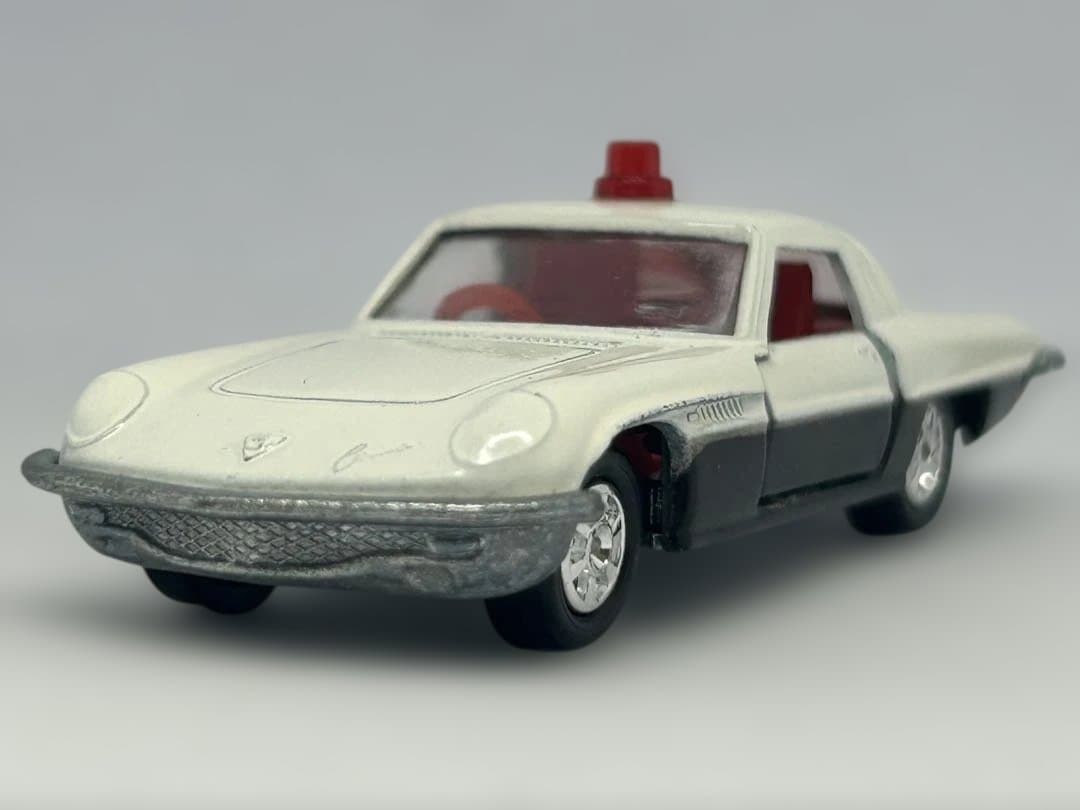トミカ No.45 マツダ コスモ パトロールカー 日本製 黒箱 色指定箱