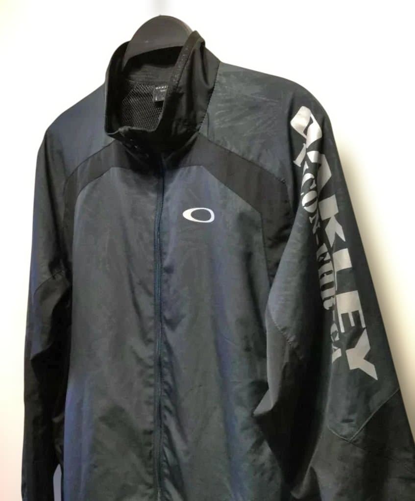 OAKLEY オークリー メンズ トレーニング ウェア 上下セット L ネイビー