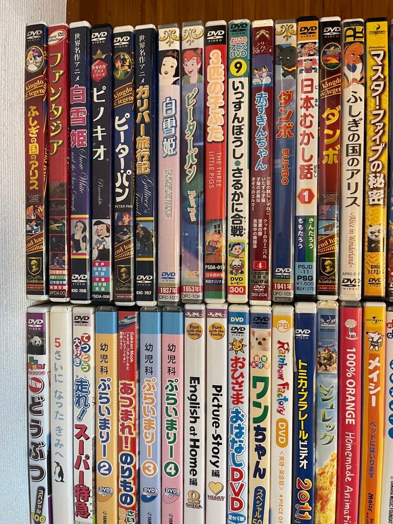 ディズニーなど子供向け　DVD まとめ売り　約100本 未検品