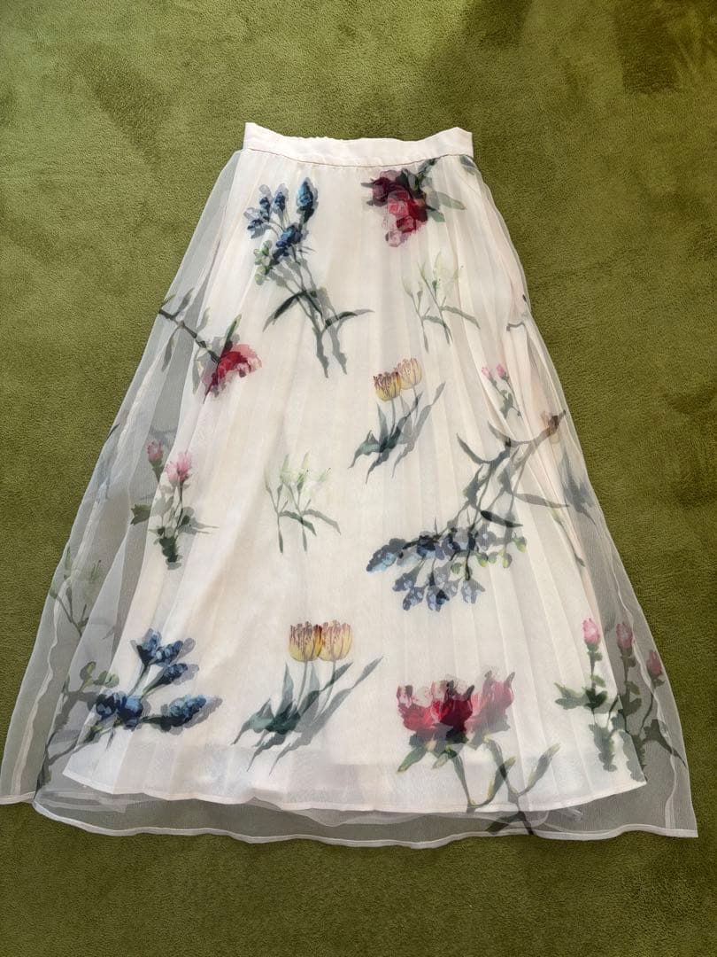 AMERI SOFIA ORGANZA LAYERED SKIRT★M