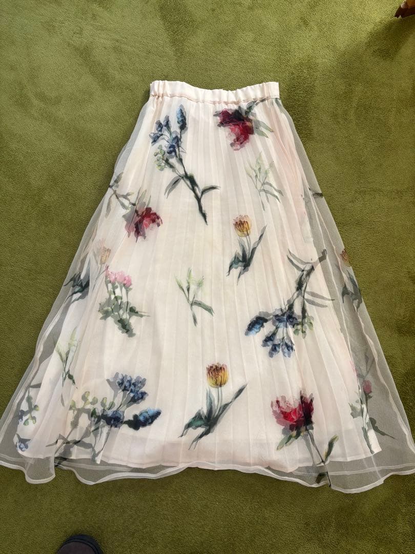 AMERI SOFIA ORGANZA LAYERED SKIRT★M