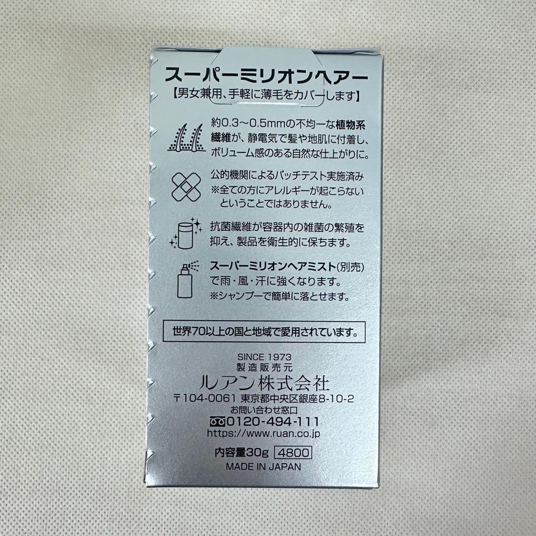 【新品】スーパーミリオンヘアー 30g ライトブラウン 2個セット　ルアン