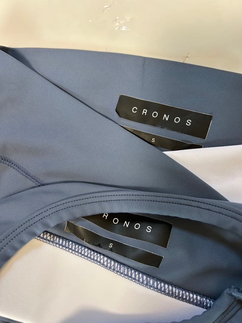 CRONOS クロノストレーニングセットアップレギンスS ブルー