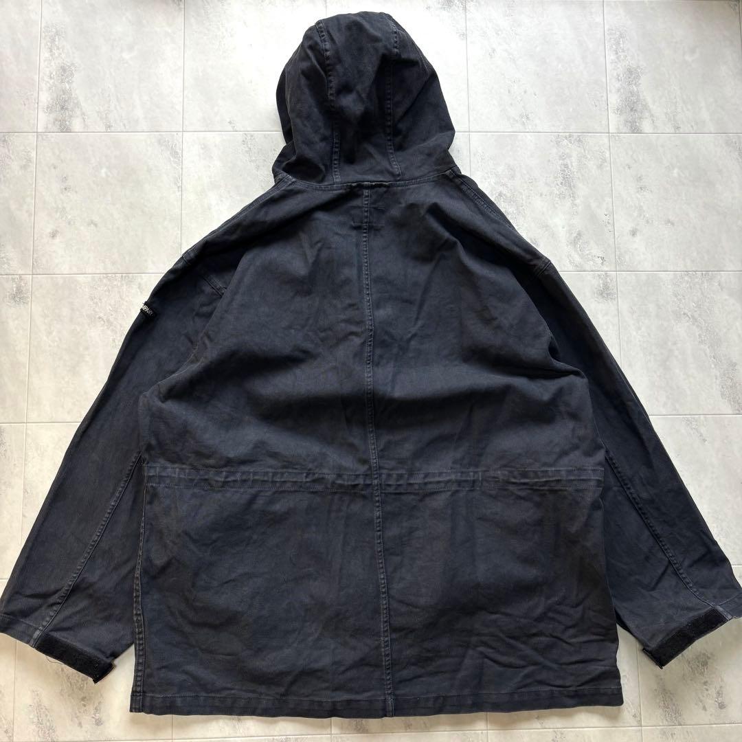 【90s】Ralph Lauren black denim mods coat