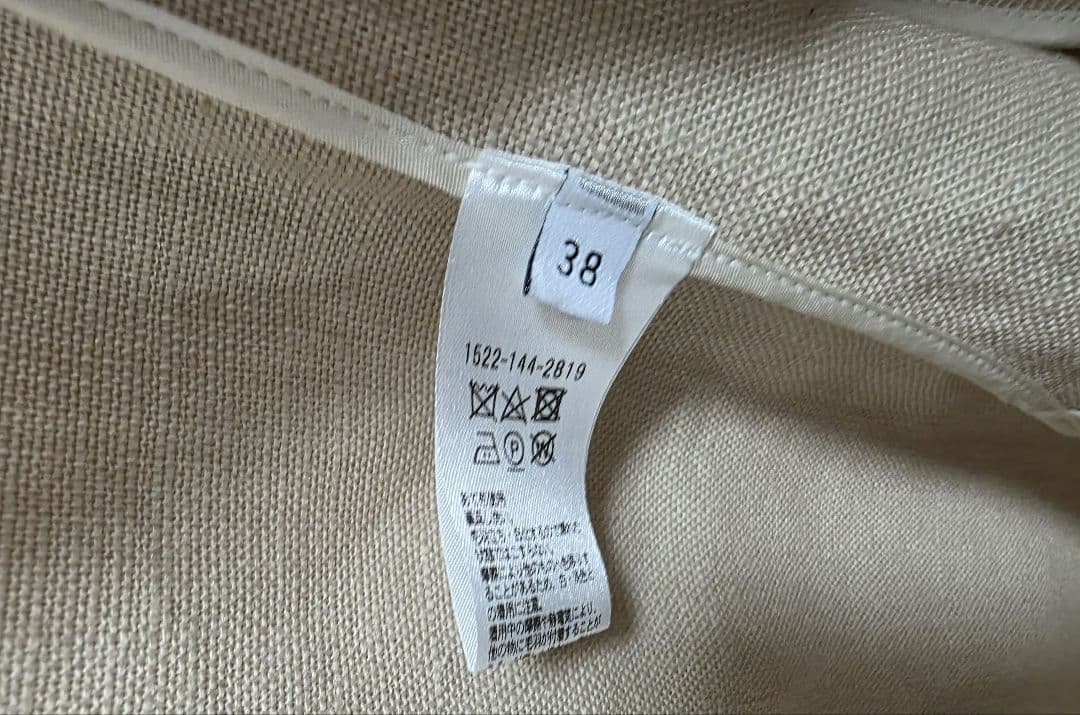 UNITED ARROWS リネンブレザージャケット 38