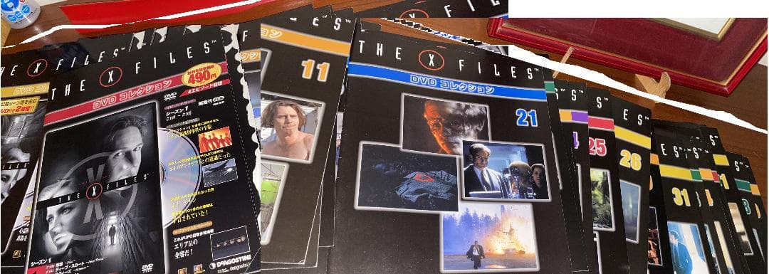 ザ　エックス　ファイル ＤＶＤコレクション　全49巻　冊子＋艶消し黒色棚入り