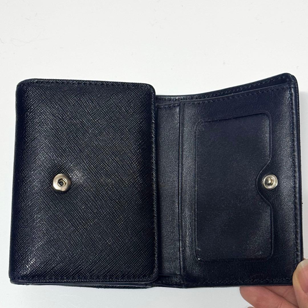 Vivienne Westwood ブラック 三つ折り財布