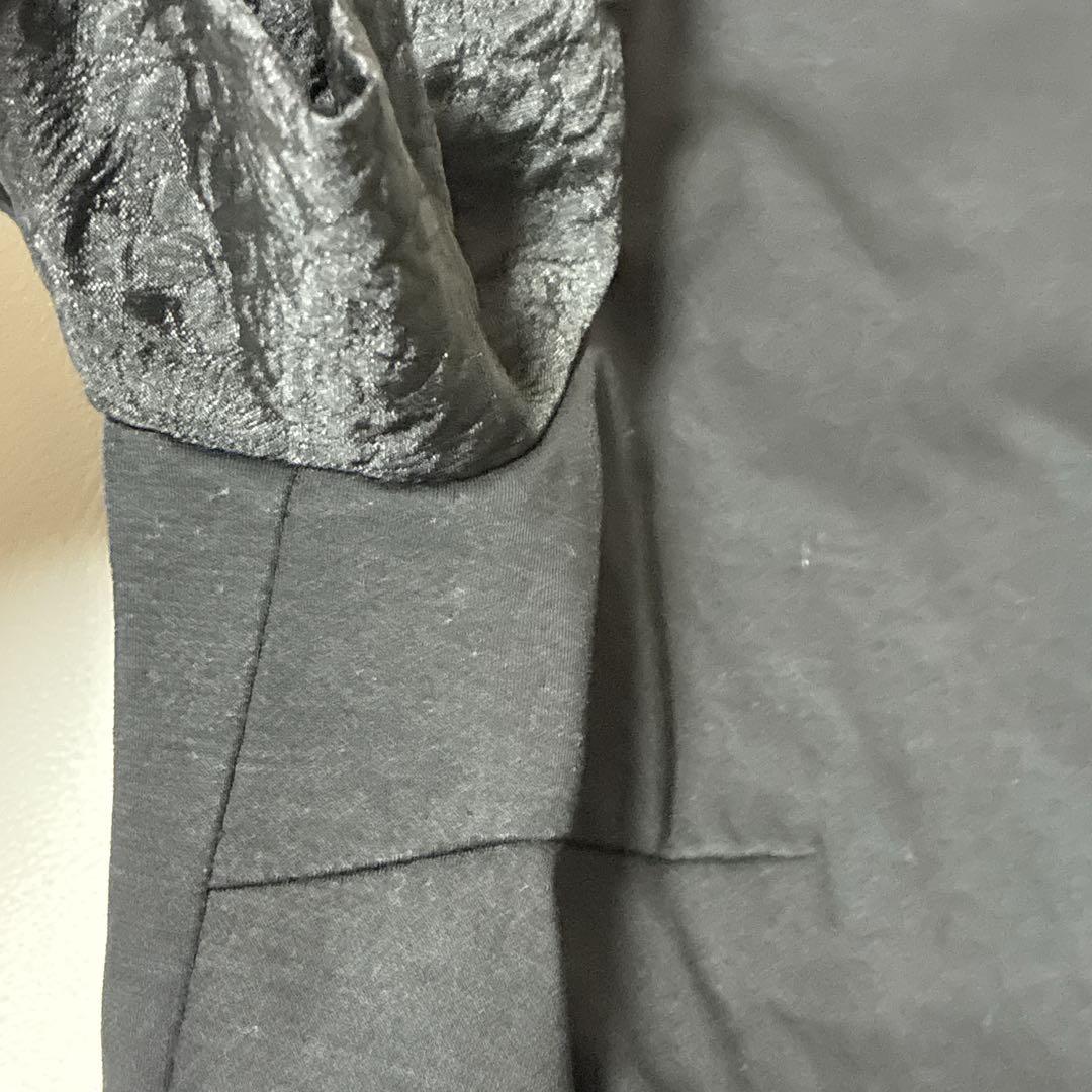 BORDERS at BALCONY ワッペン付き 半袖 パフスリーブ Tシャツ
