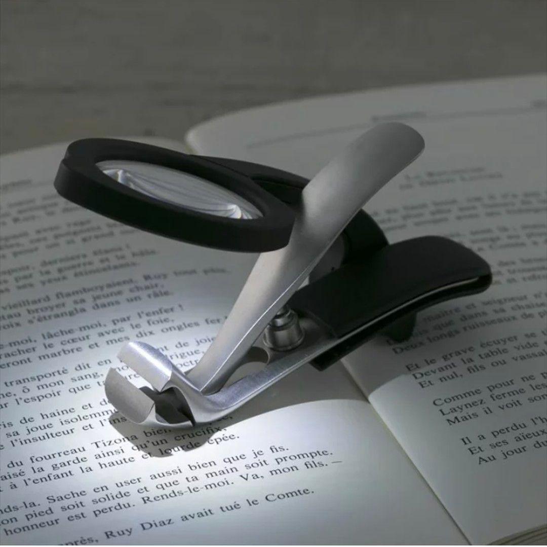 KAI 貝印 Kershaw カーショー ユニバーサルツメキリ LEDルーペ付き