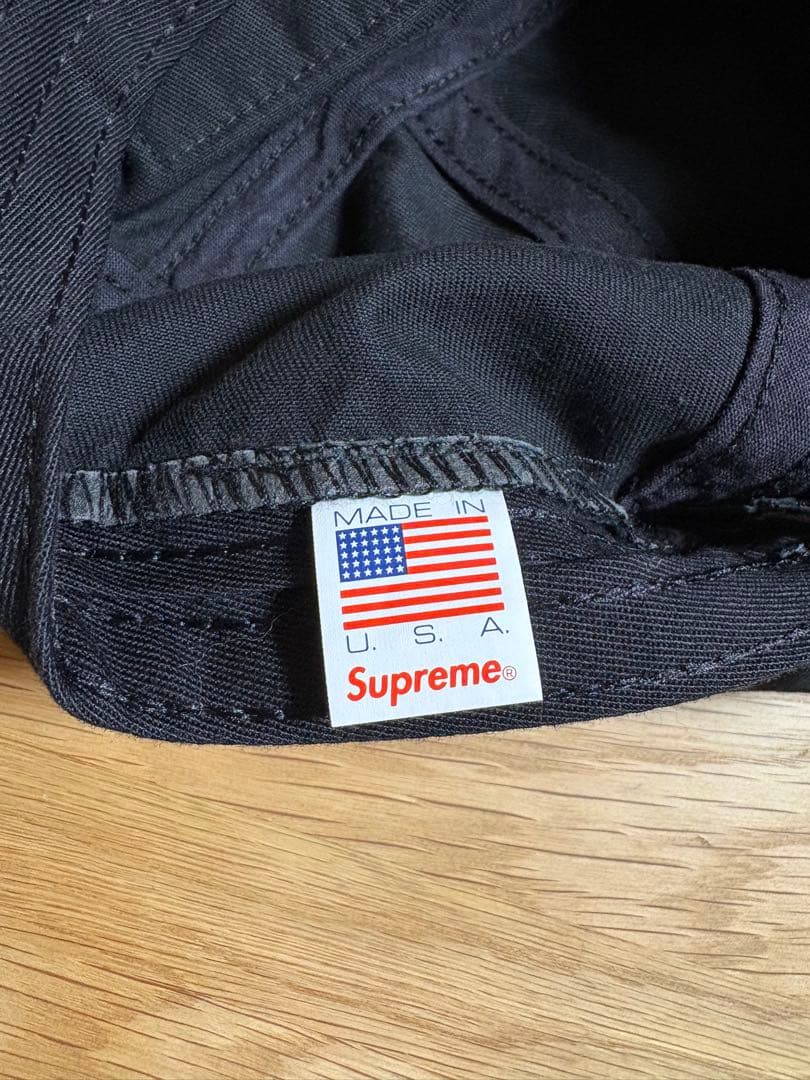 supreme Twill Camp Cap シュプリーム ブラック