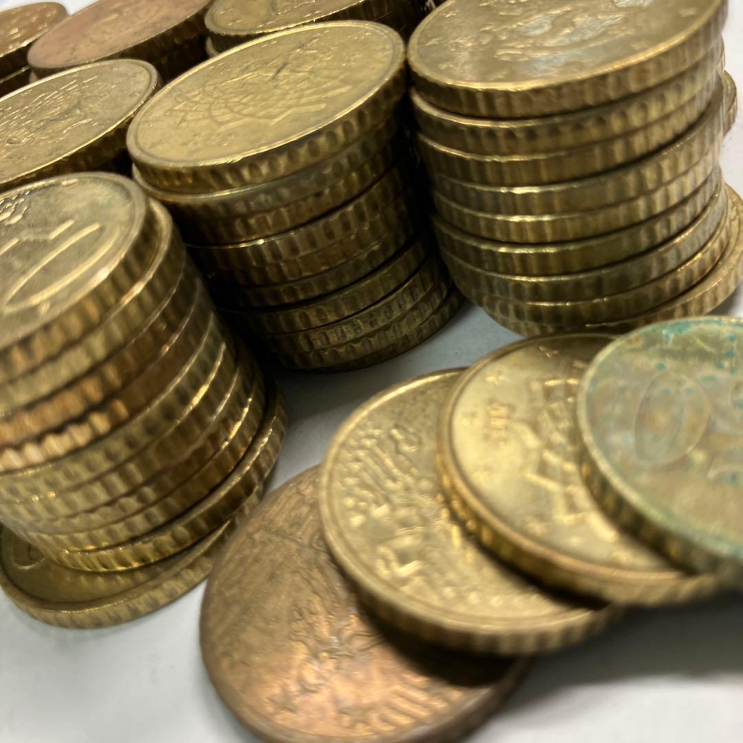 ユーロ　50セント　134枚　　硬貨　まとめ売り