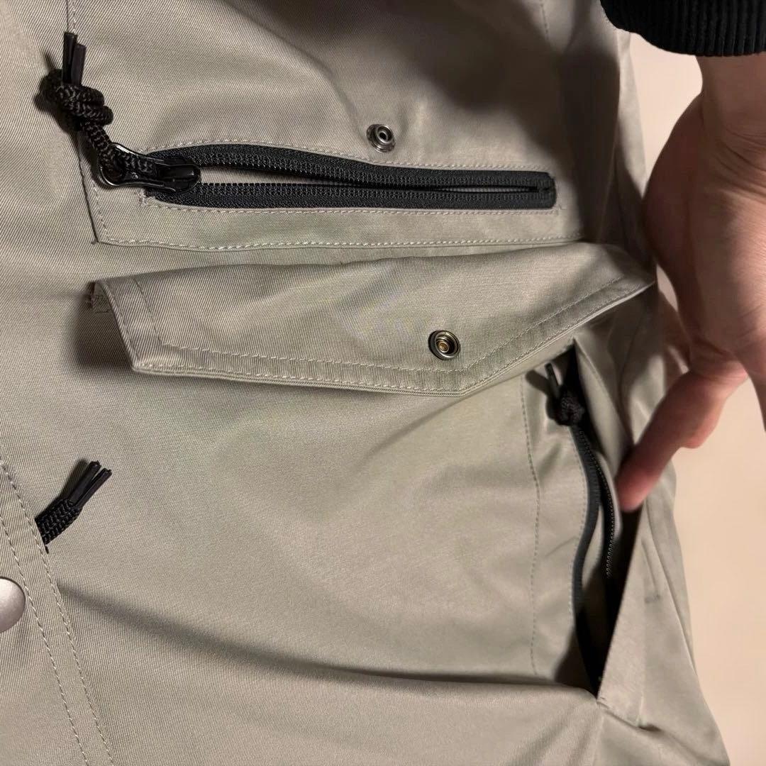 UNFRM ビブパンツ サンド　L スノーボード　ウェア　春　バギータイプ