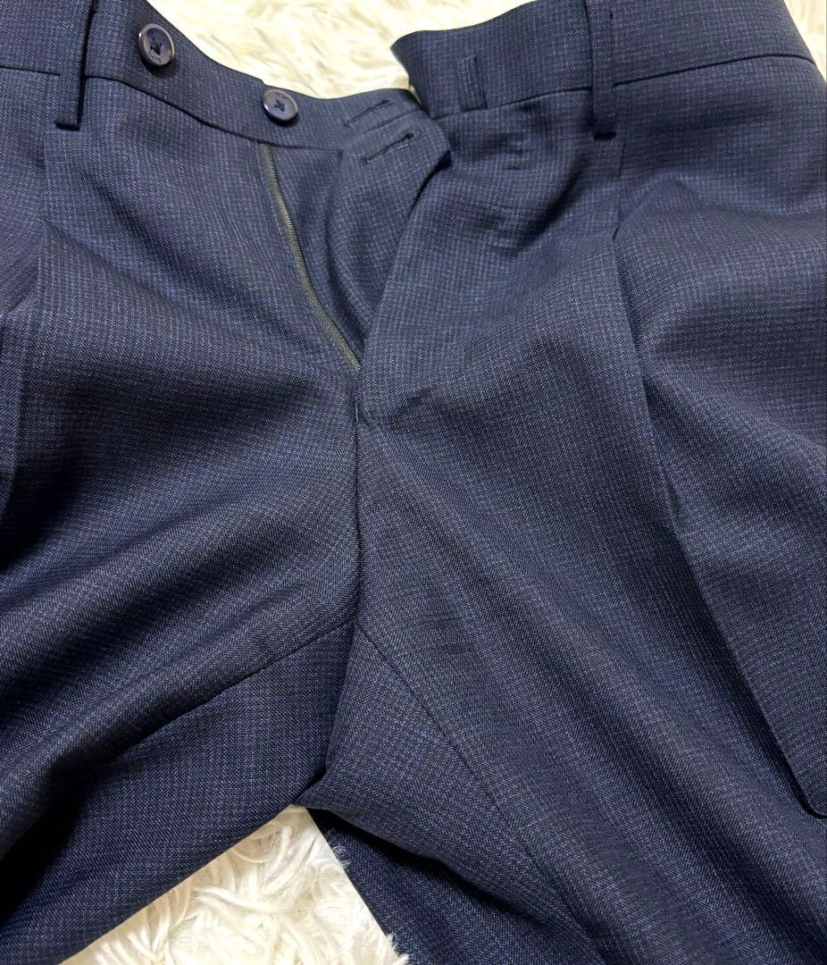 【極美品】SHIPS スーツセットアップRINGJACKET製　高級生地カノニコ