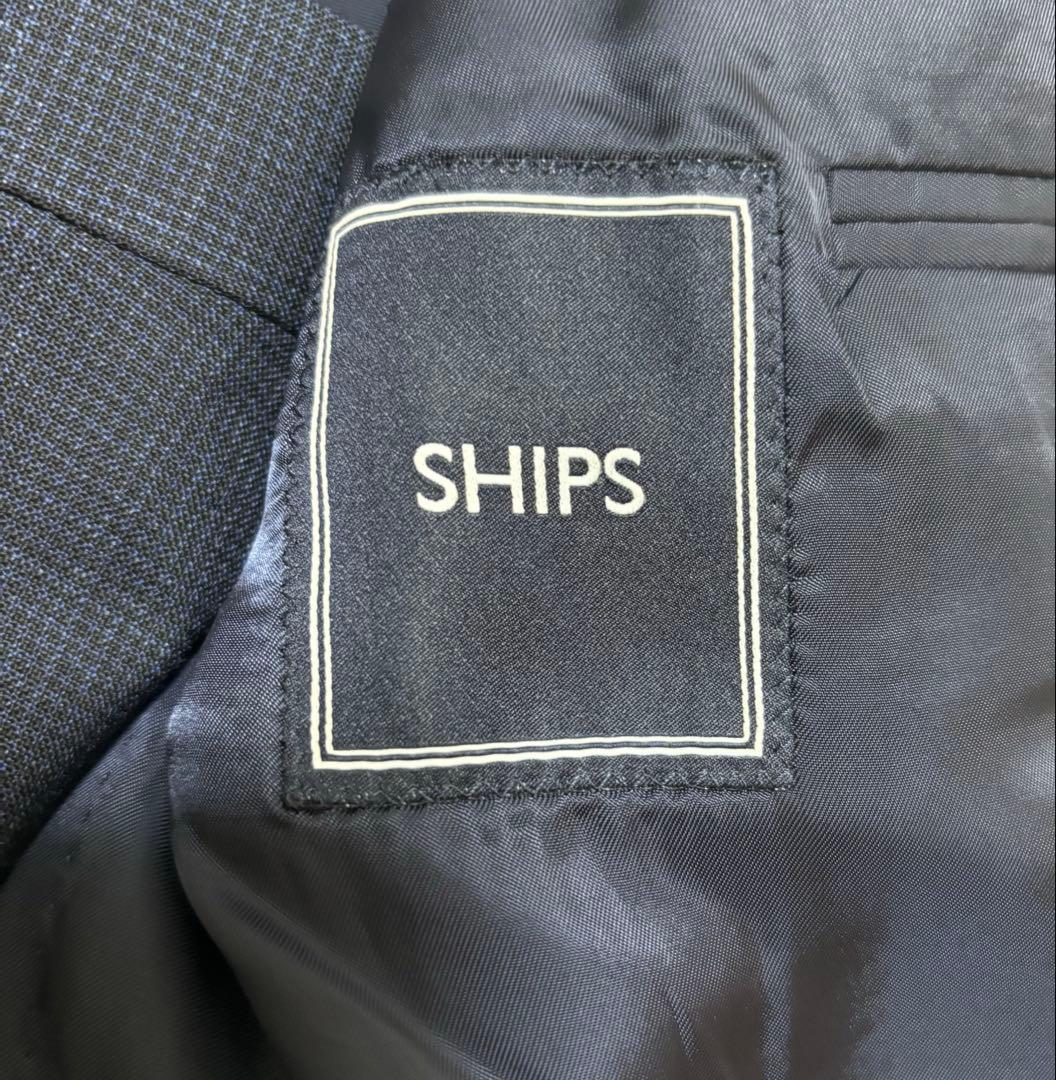 【極美品】SHIPS スーツセットアップRINGJACKET製　高級生地カノニコ