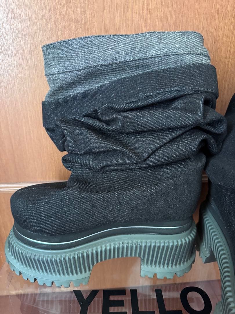 YELLO GIO PLATFORM SHORT BOOTS イエローブーツ M