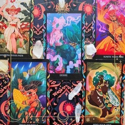 【正規品オラクルカード】ファンタジー系✨世界中の様々な妖精たちが集まったデッキ