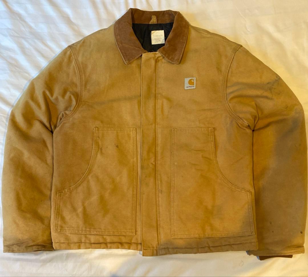 長*男様 80s90sカーハート トラディショナルジャケット USA製 M短い