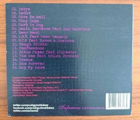 PRODIGY×ALCHEMIST – CD盤 アングラ HIPHOP