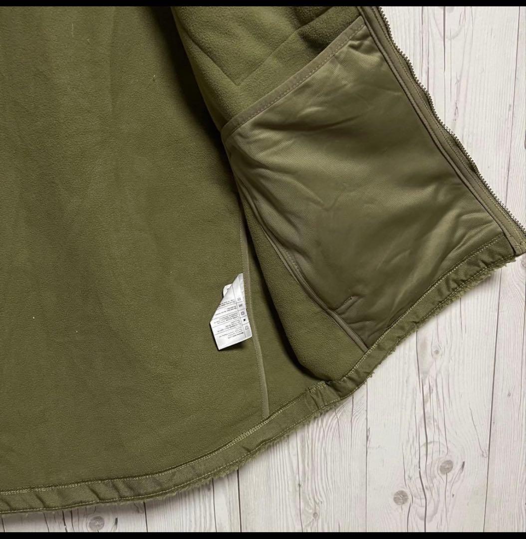 Carhartt カーハート ボアベスト　メンズLサイズ　オリーブグリーン　古着