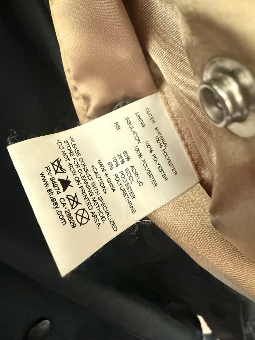Stüssy MA-1ジャケット M オリーブ