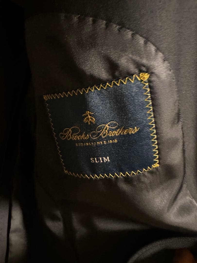 美品　BROOKS BROTERS SLIM 40SHT 紺ブレ　ブレザー