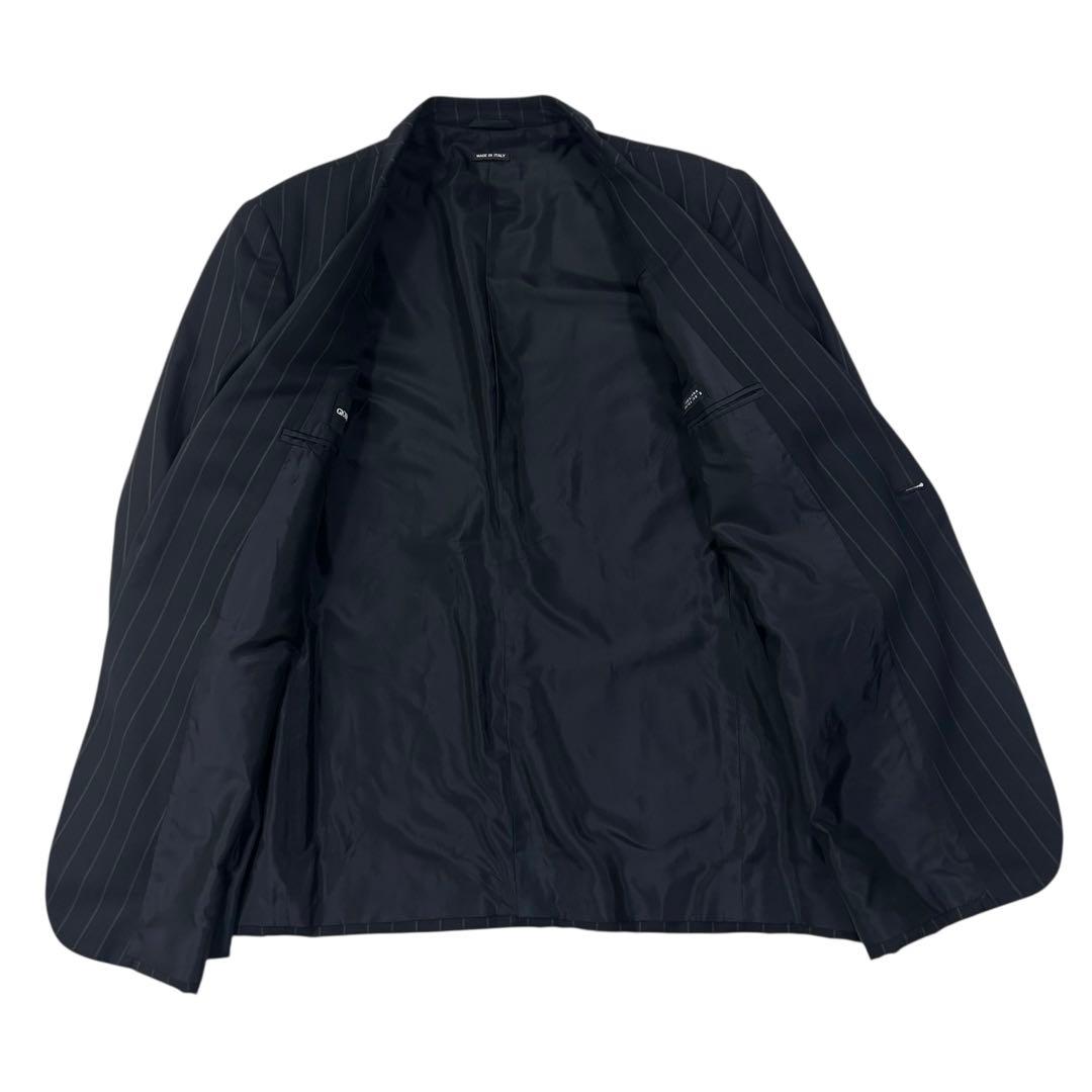 美品 イタリー製 GIORGIO ARMANI シングルジャケット ストライプ柄