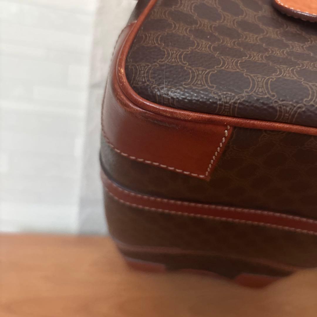【美品】CELINE ボストンバッグ マカダム