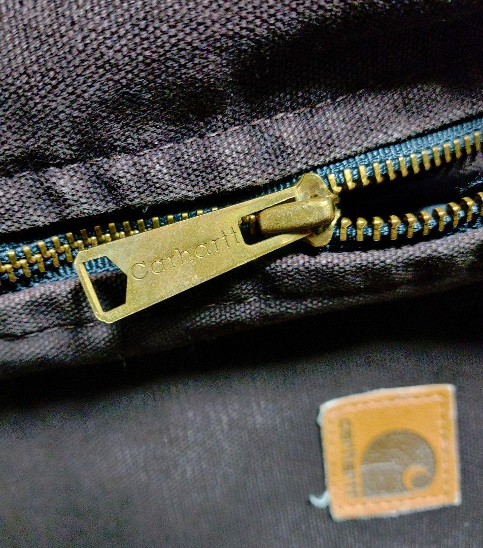 ⬛Carhartt ✺ダックベスト【企業モノ】ダークブラウン