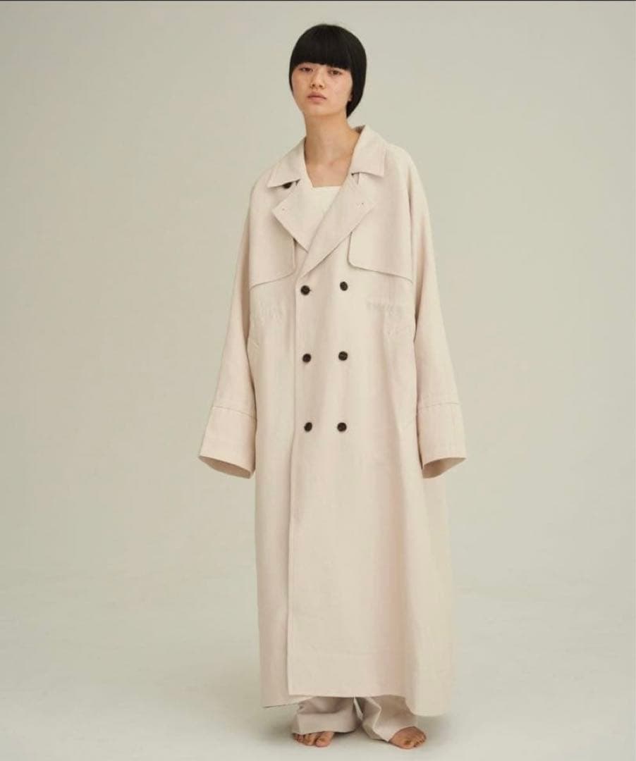 ENOF long coat イナフ ロング トレンチ コート L 完売品