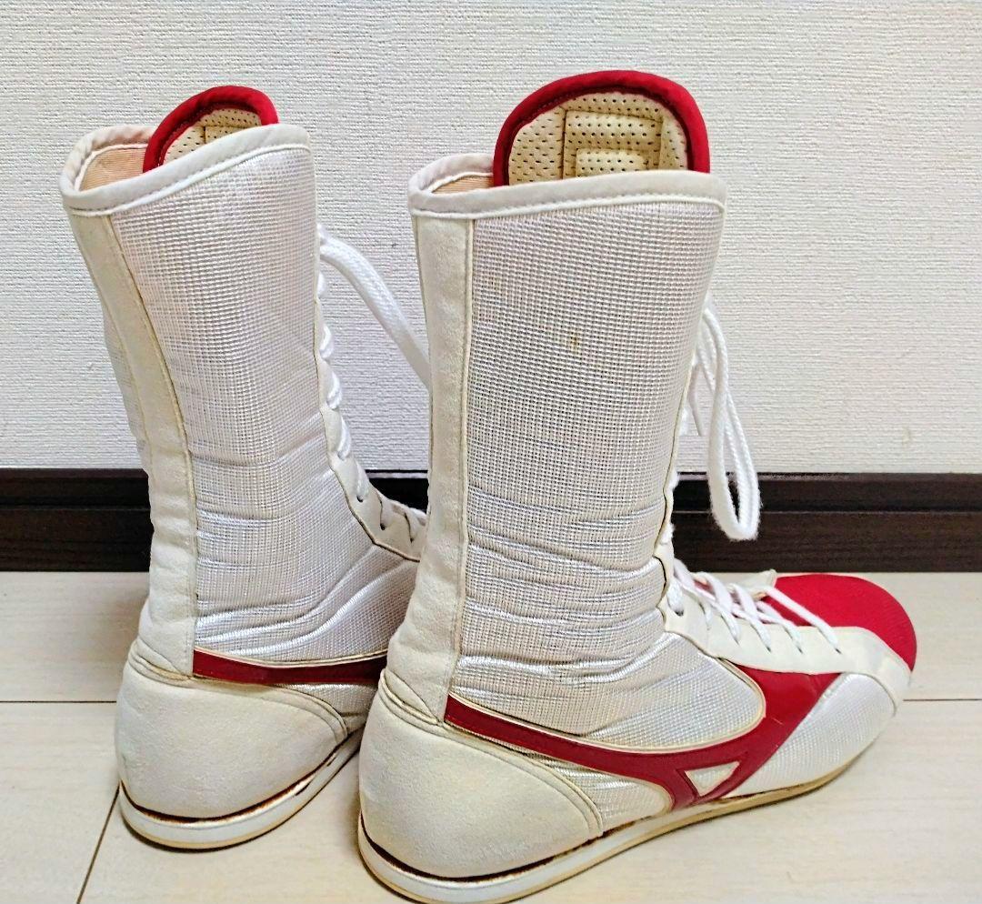 【OK】ミズノ ボクシングシューズ 白 27.0cm ハイカット
