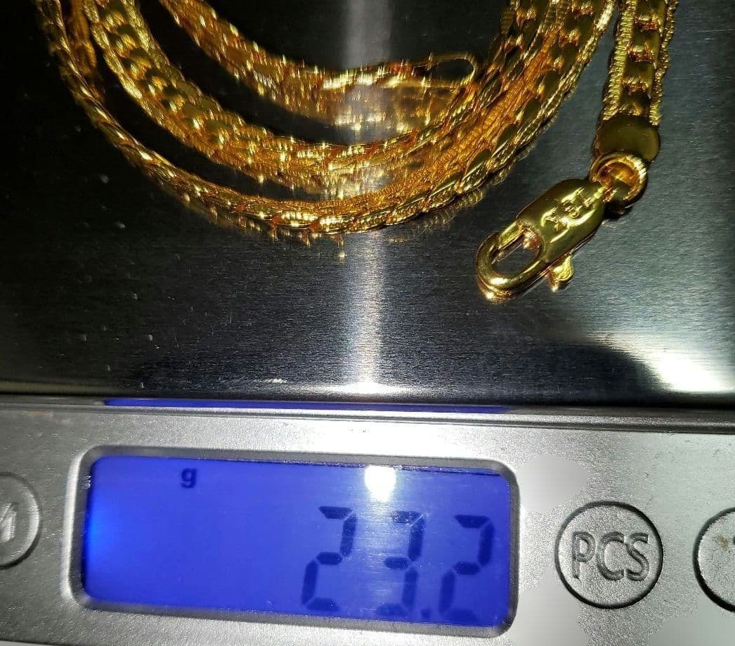 a*d様 『ヴィンテージ 18K(刻印有り)ゴールドネックレス・骨董品( 約23