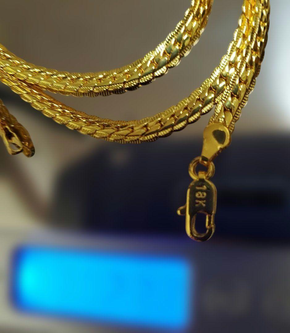 a*d様 『ヴィンテージ 18K(刻印有り)ゴールドネックレス・骨董品( 約23