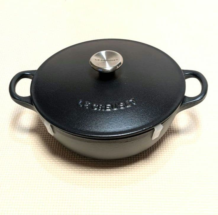 LE CREUSET ル・クルーゼ マルミット18cm ブラックマット