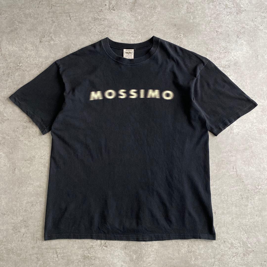 激レア 90s モーション モザイク 文字 Tシャツ USA製 黒 ブラック L