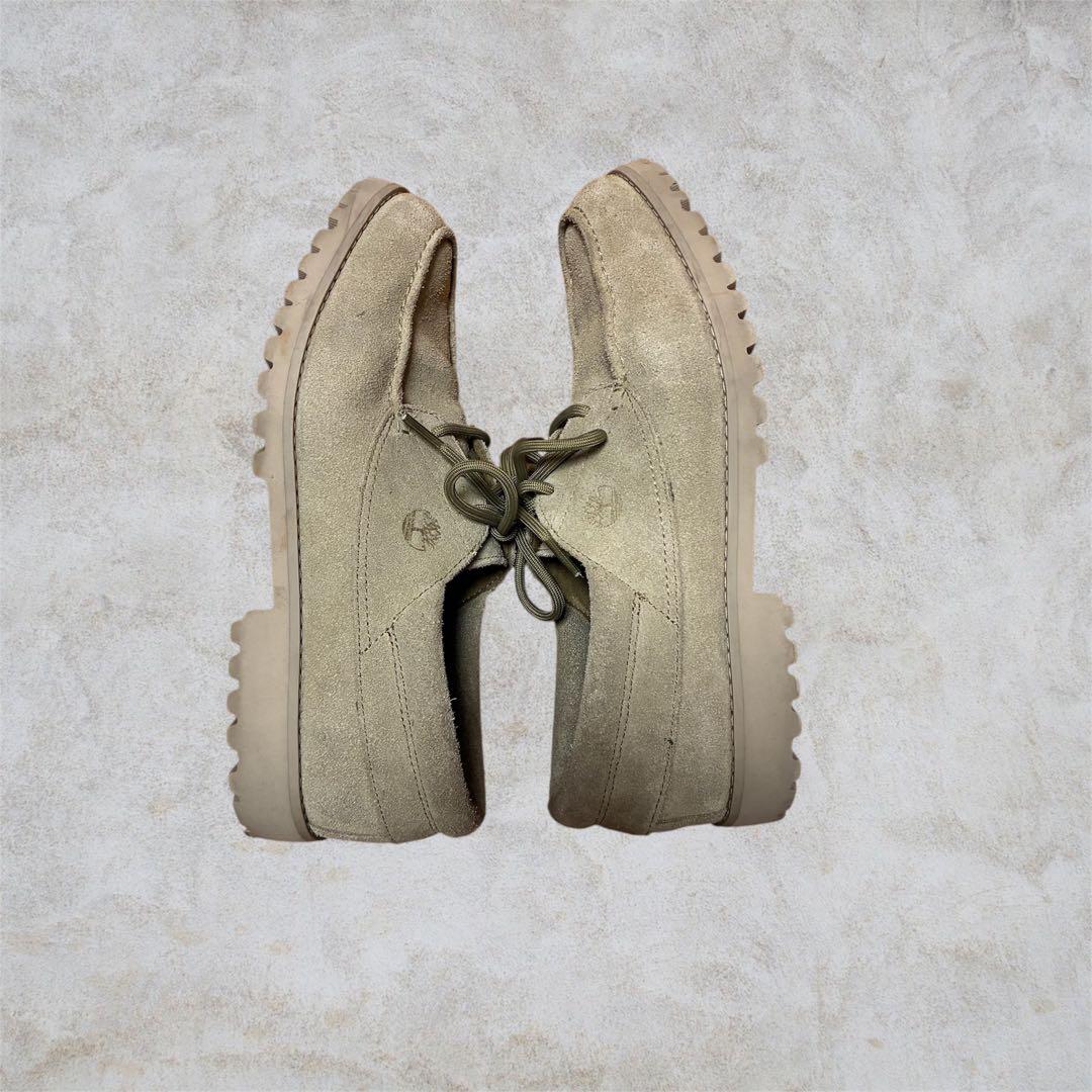 Timberland モカシンシューズ スエード ベージュ 26.5cm