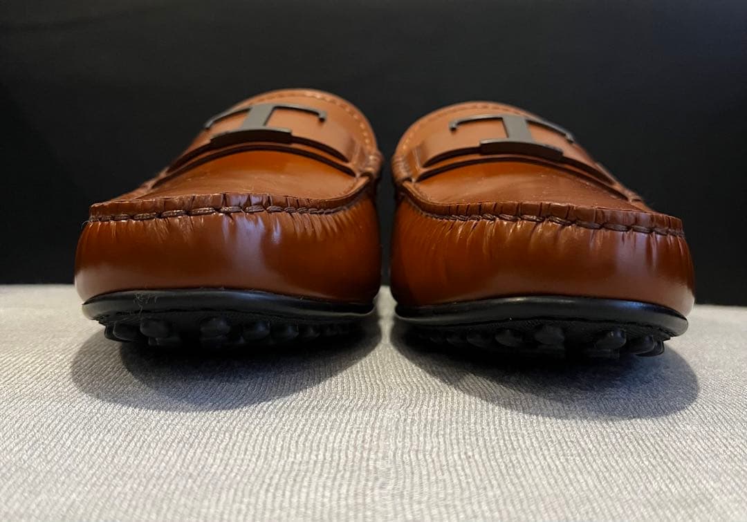 TOD’Sトッズ Tタイムレス シティゴンミーニ レザー ドライ ビングシューズ