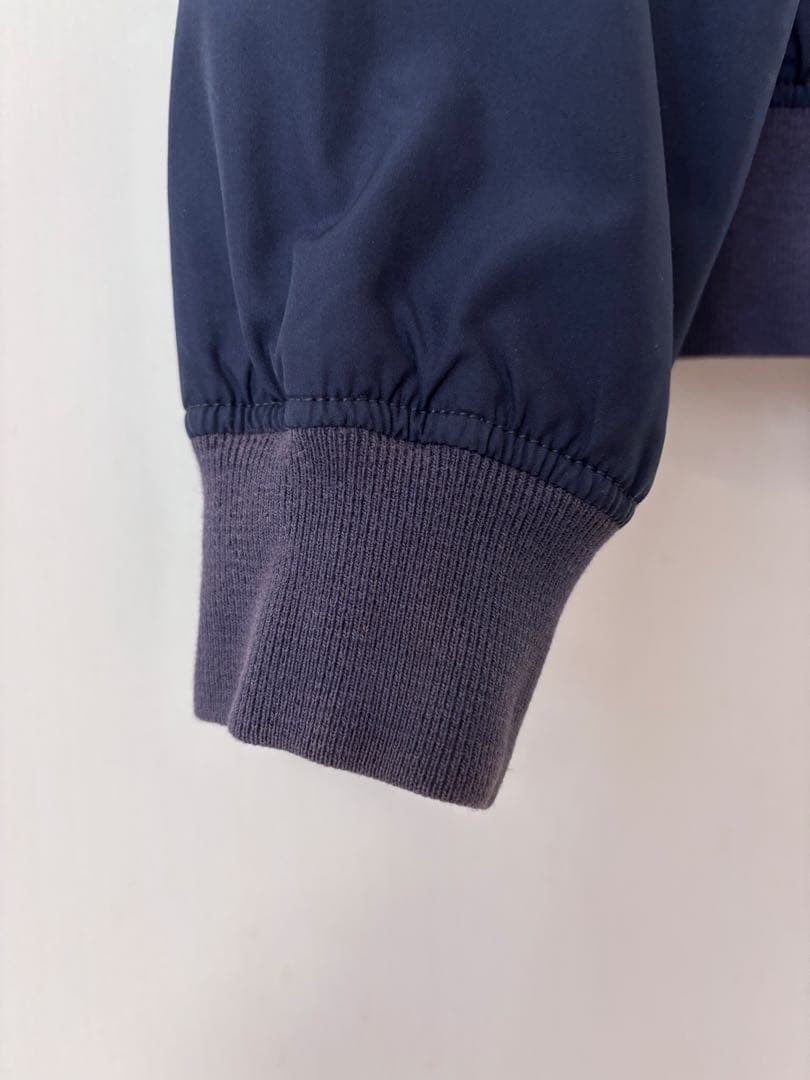 ポロラルフローレン　スイングトップ　ナイロン　中綿入り　ロゴ刺繍　ネイビー　S