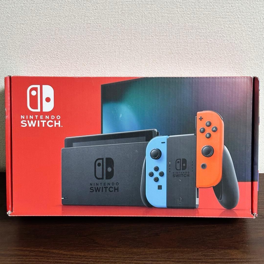 【美品/完備品】Nintendo Switch 本体 バッテリー強化版