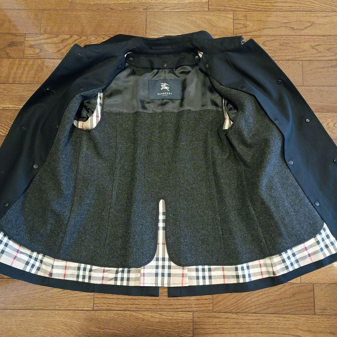 BURBERRY LONDON ショートコート 　毛100%のライナー付