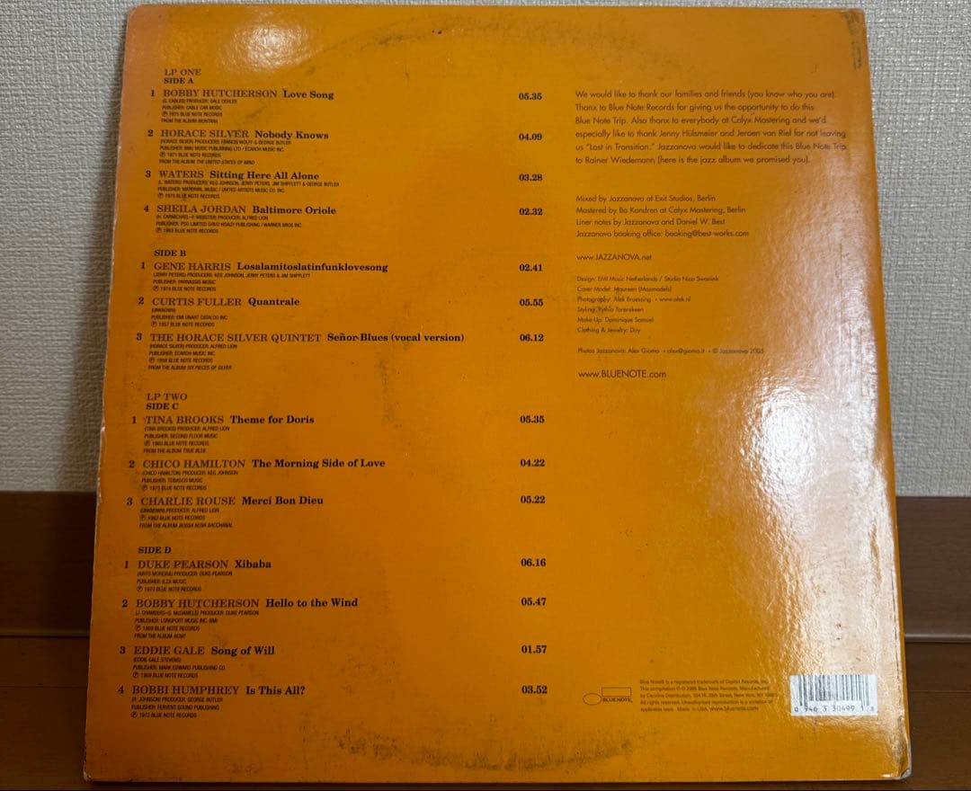 洋楽 BLUE NOTE TRIP JAZZANOVA LP