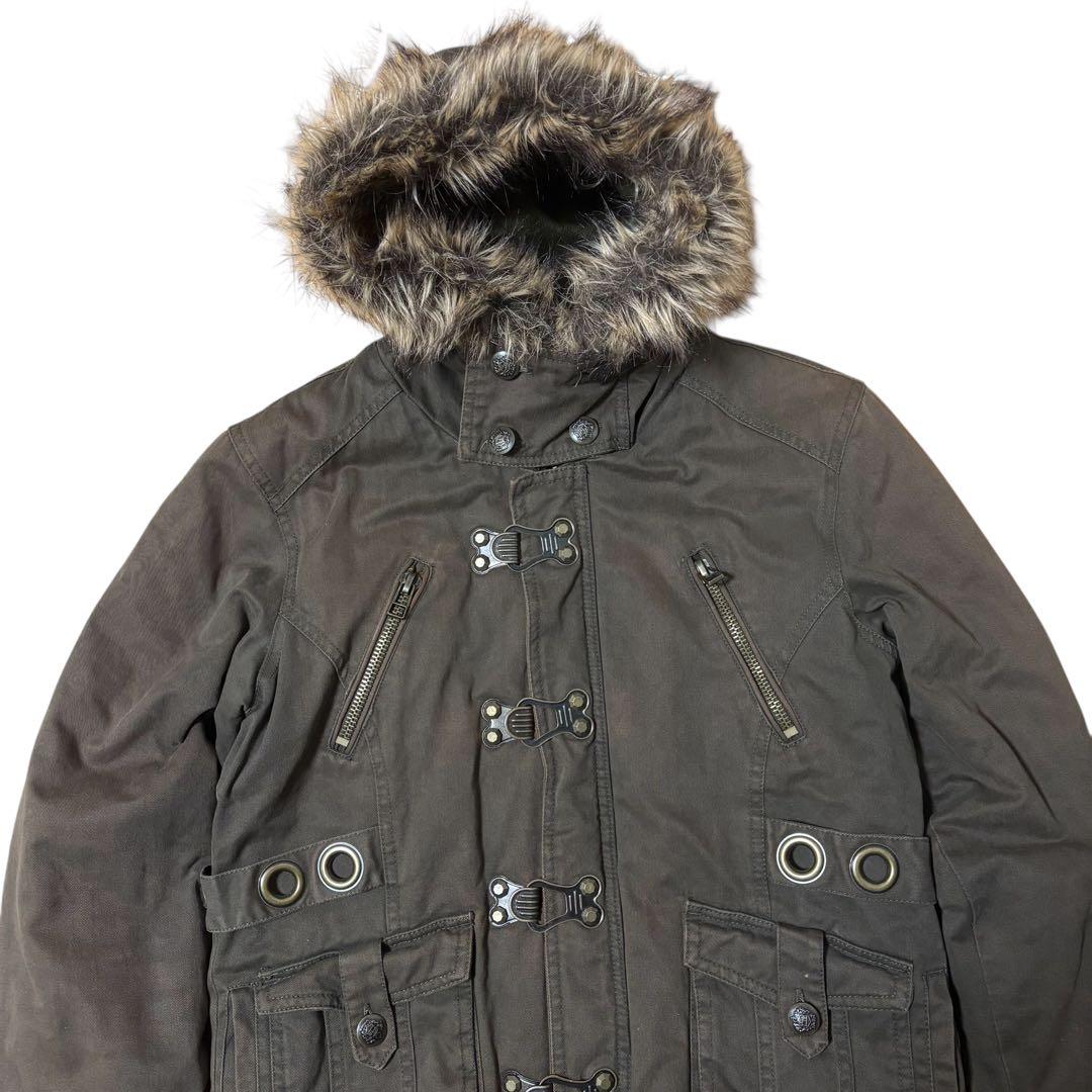 ジャケット・アウター archive fur grunge fireman coat fade