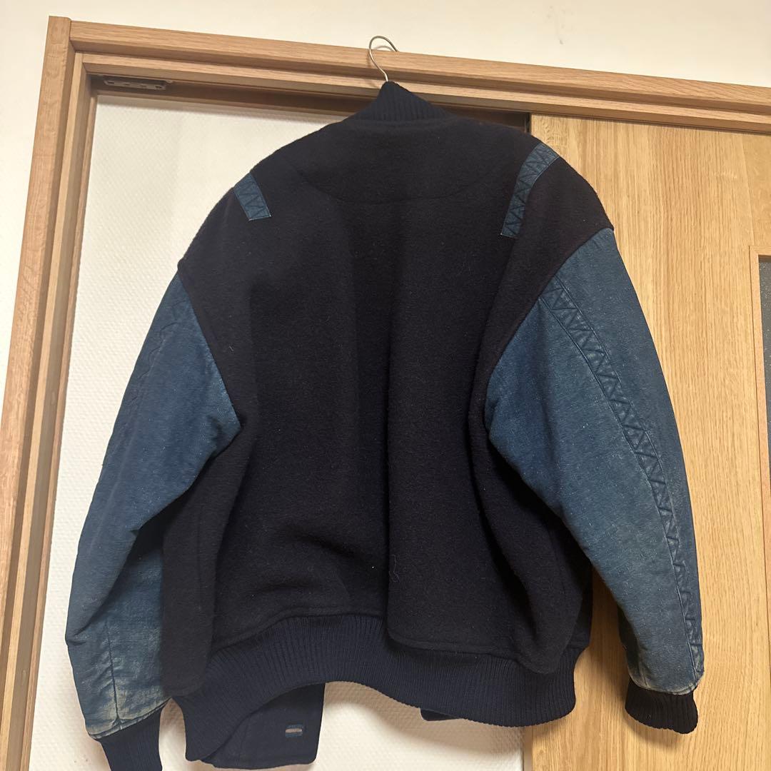 値下げイッセイミヤケ　70's 80'sバルジジャケット ウール デニム 筆タグ